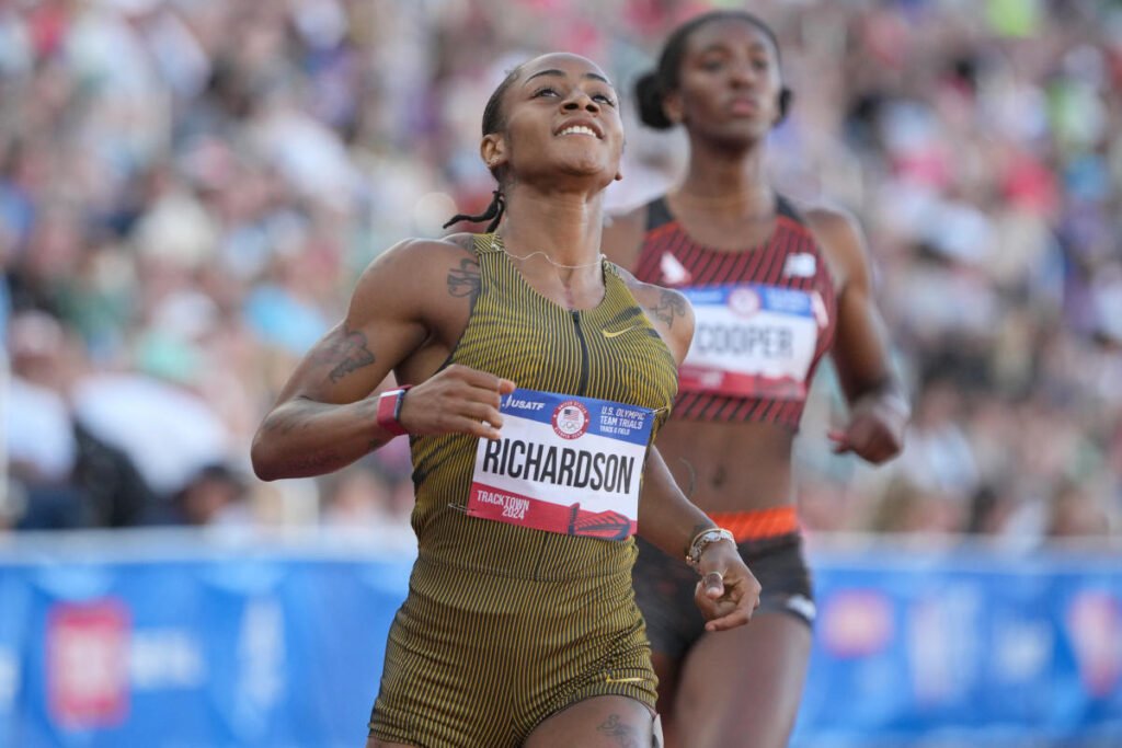 U.S. Olympic Trials: Sha’Carri Richardson falls short of qualifying for Paris in women’s 200