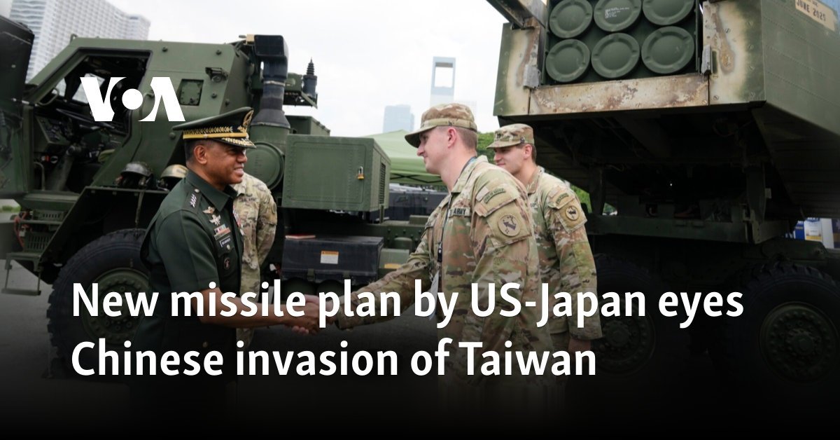 New missile plan by US-Japan eyes Chinese invasion of Taiwan
