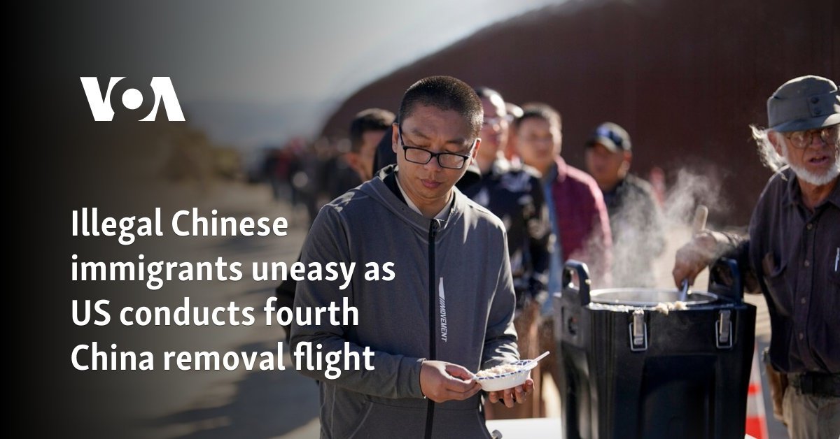 Illegal Chinese immigrants uneasy as US conducts fourth China removal flight
