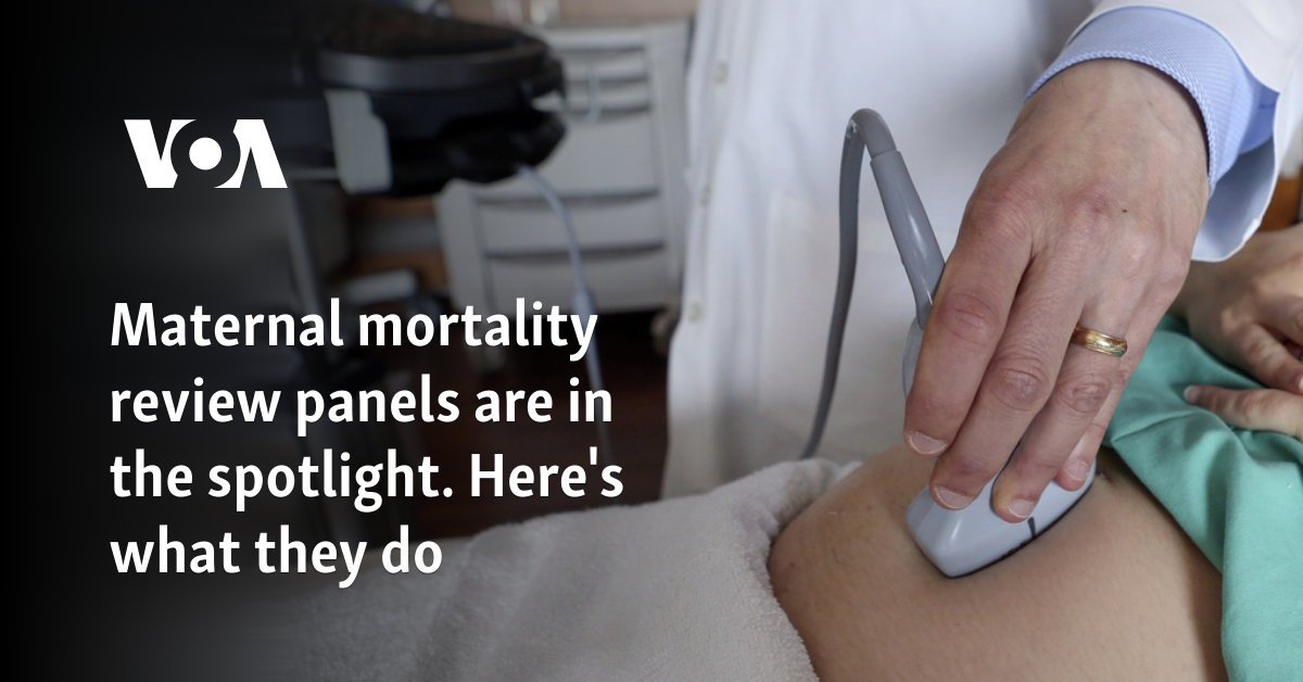 Maternal mortality review panels are in the spotlight. Here's what they do
