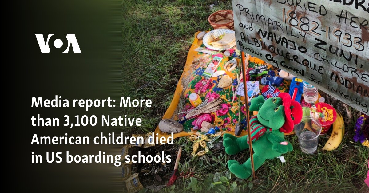 More than 3,100 Native American children died in US boarding schools