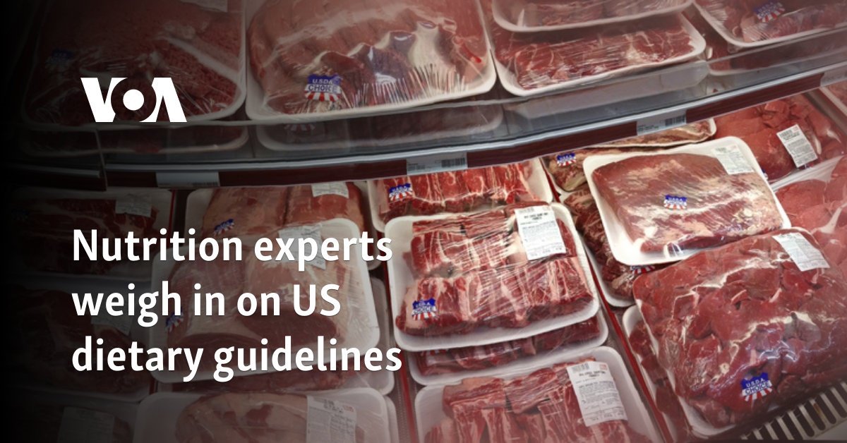 Nutrition experts weigh in on US dietary guidelines