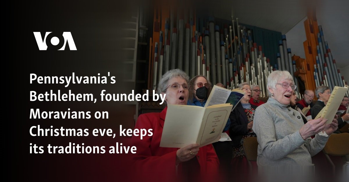 Pennsylvania's Bethlehem, founded by Moravians on Christmas eve, keeps its traditions alive
