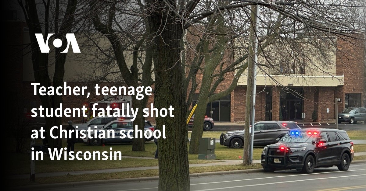 Teacher, teenage student fatally shot at Christian school in Wisconsin
