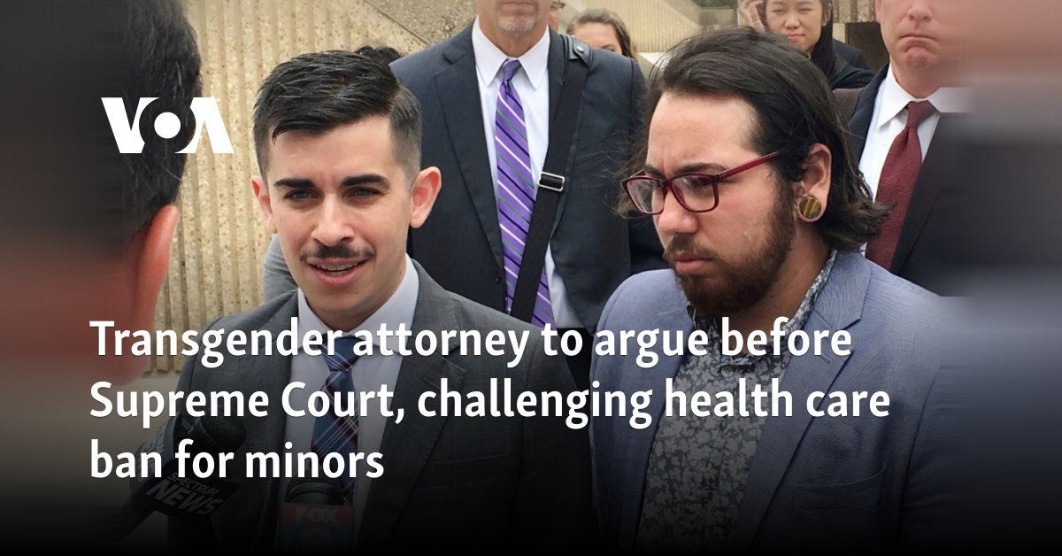 Transgender attorney to argue before Supreme Court, challenging health care ban for minors
