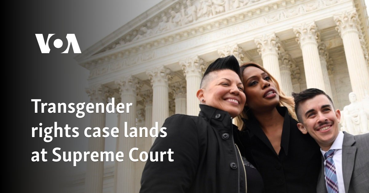 Transgender rights case lands at Supreme Court
