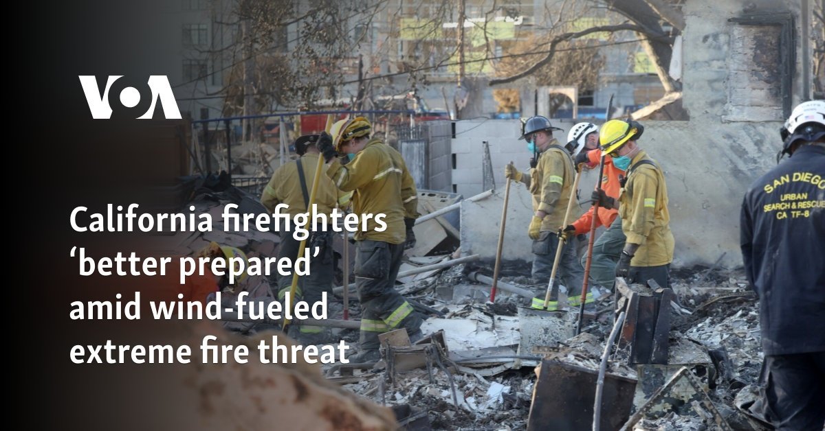 California firefighters ‘better prepared’ amid wind-fueled extreme fire threat
