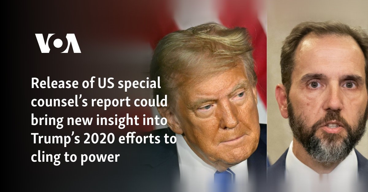 Release of US special counsel’s report could bring new insight into Trump’s 2020 efforts to cling to power
