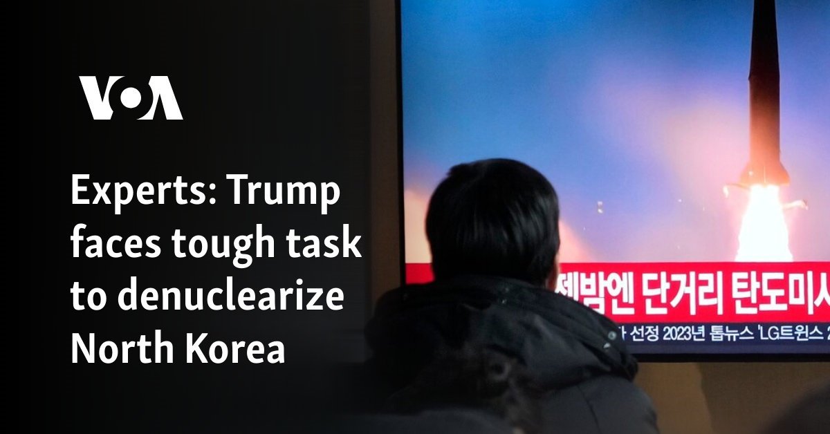 Trump faces tough task to denuclearize North Korea 
