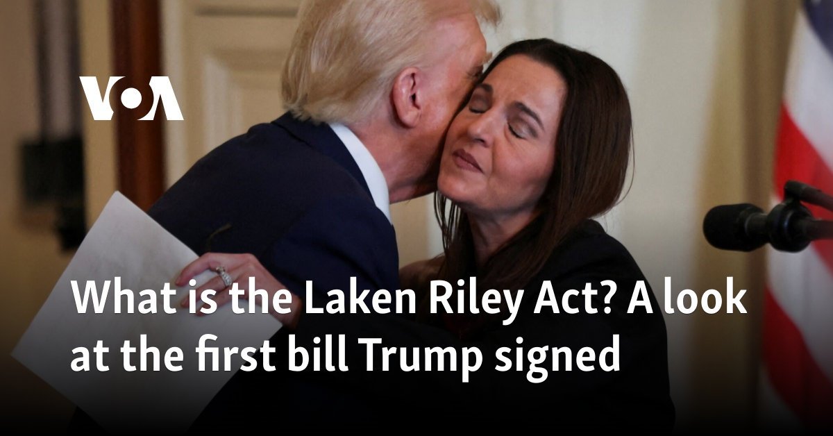 What is the Laken Riley Act? A look at the first bill Trump signed
